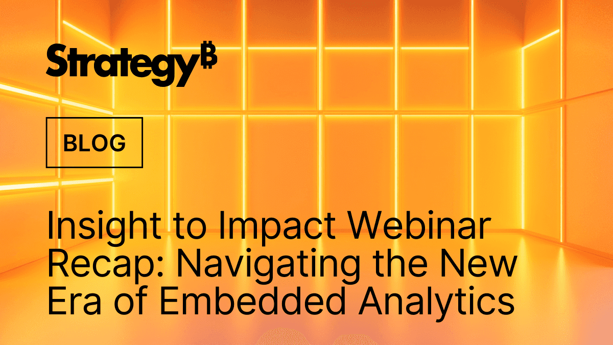 Video: Webinar Recap: Navigating the New Era of Embedded Analytics