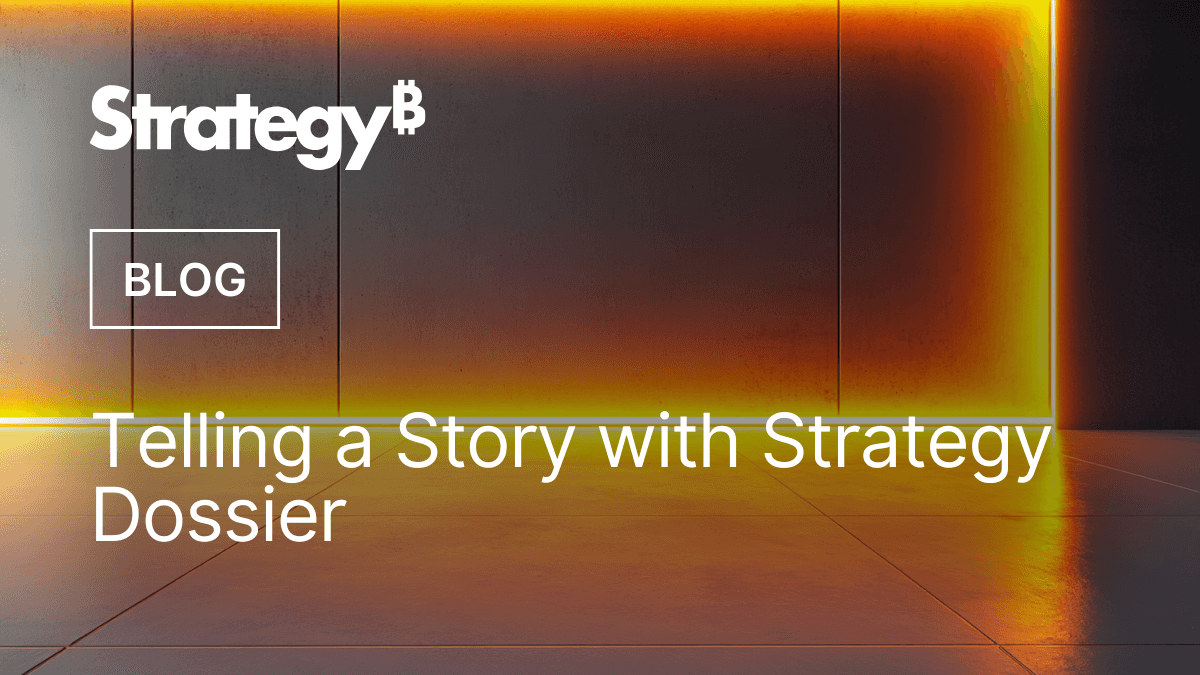 Video: Telling a Story with MicroStrategy Dossier