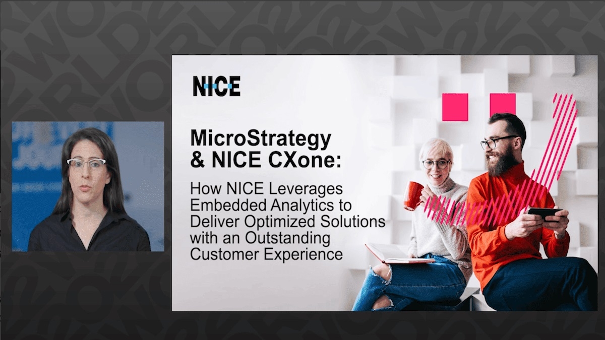 Video thumbnail - How NICE CXone Leverages Embedded Analytics