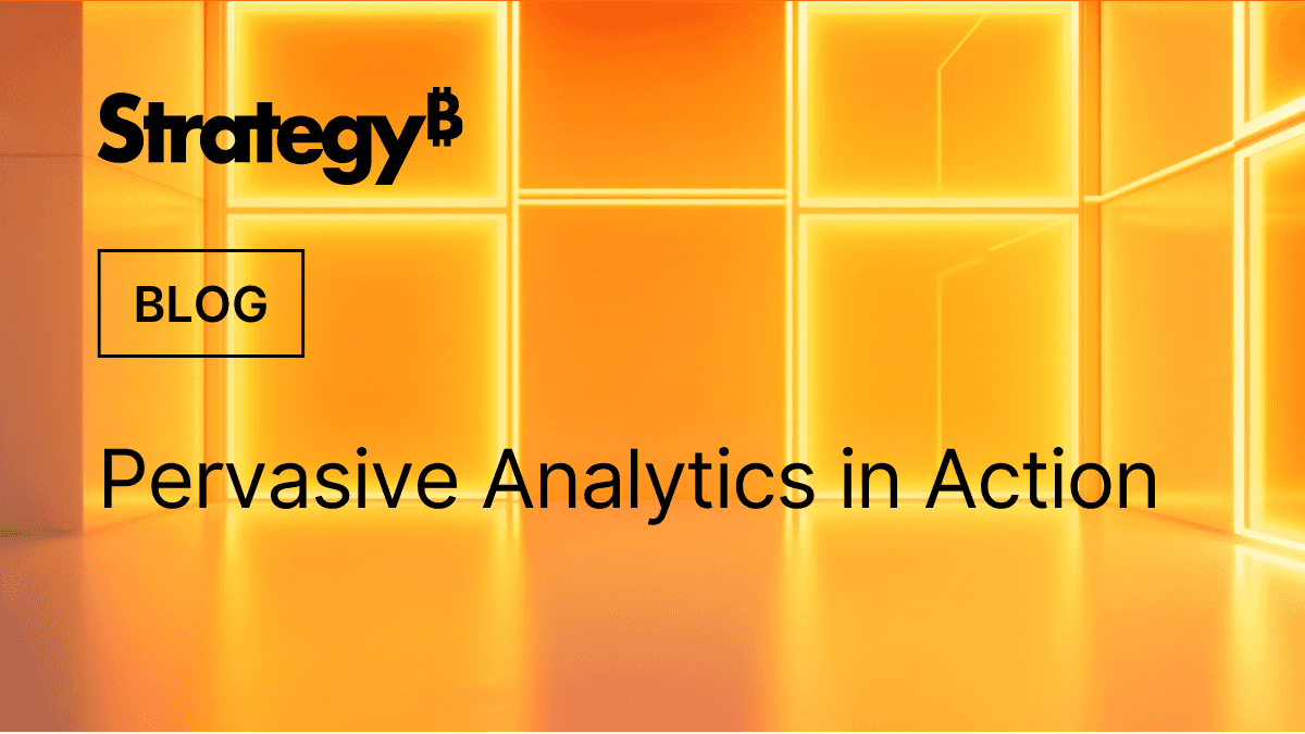 Video: Pervasive Analytics in Action