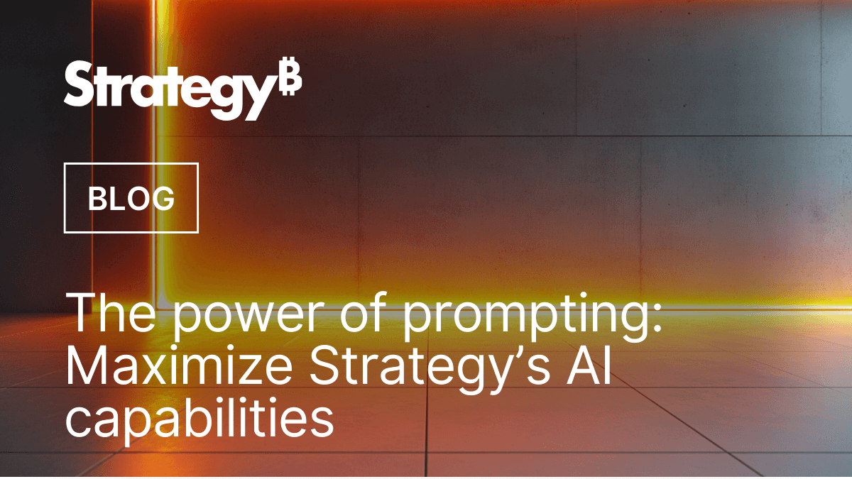 Video: El poder de los prompts: maximice las capacidades de la IA de MicroStrategy